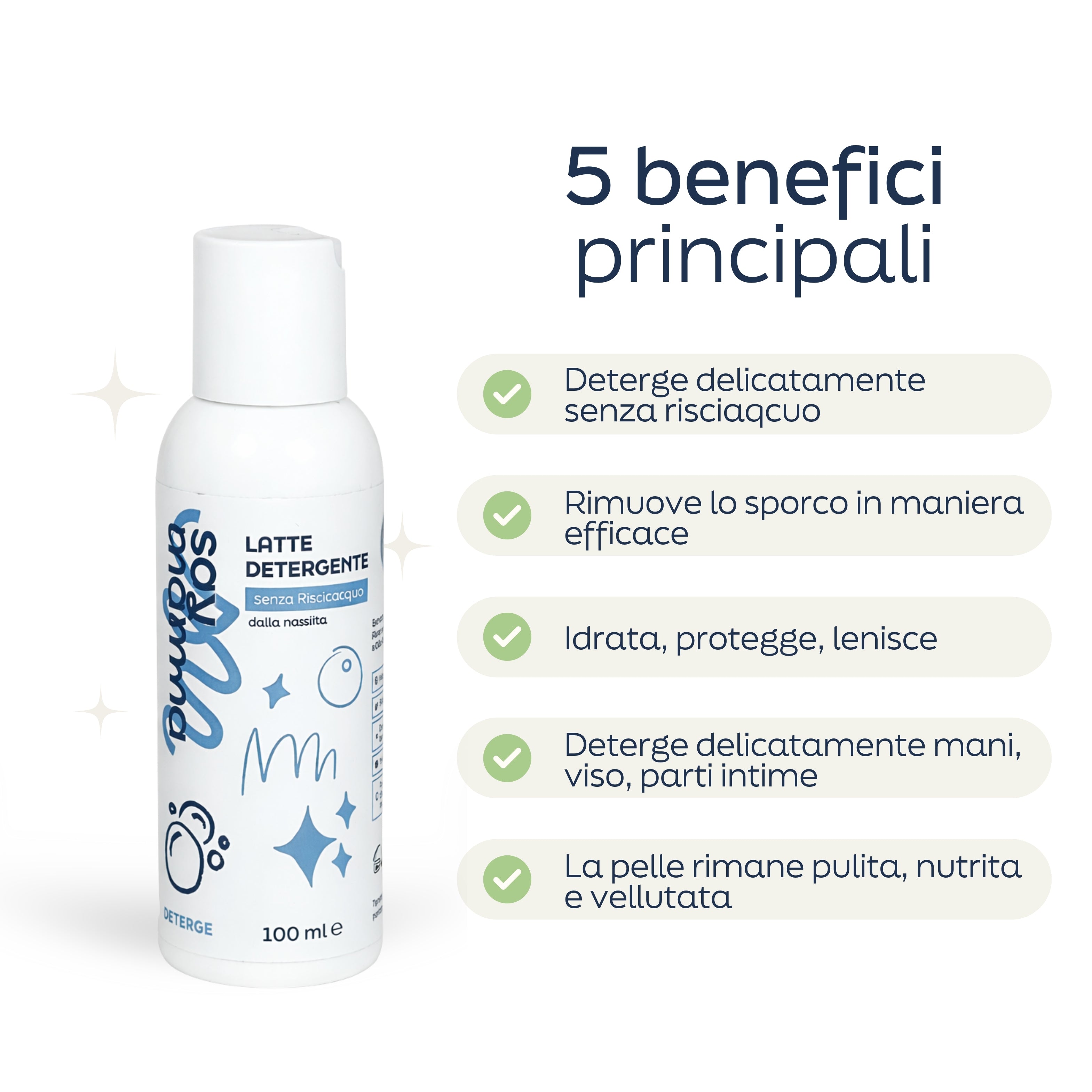 Latte Detergente senza risciacquo - 100ml