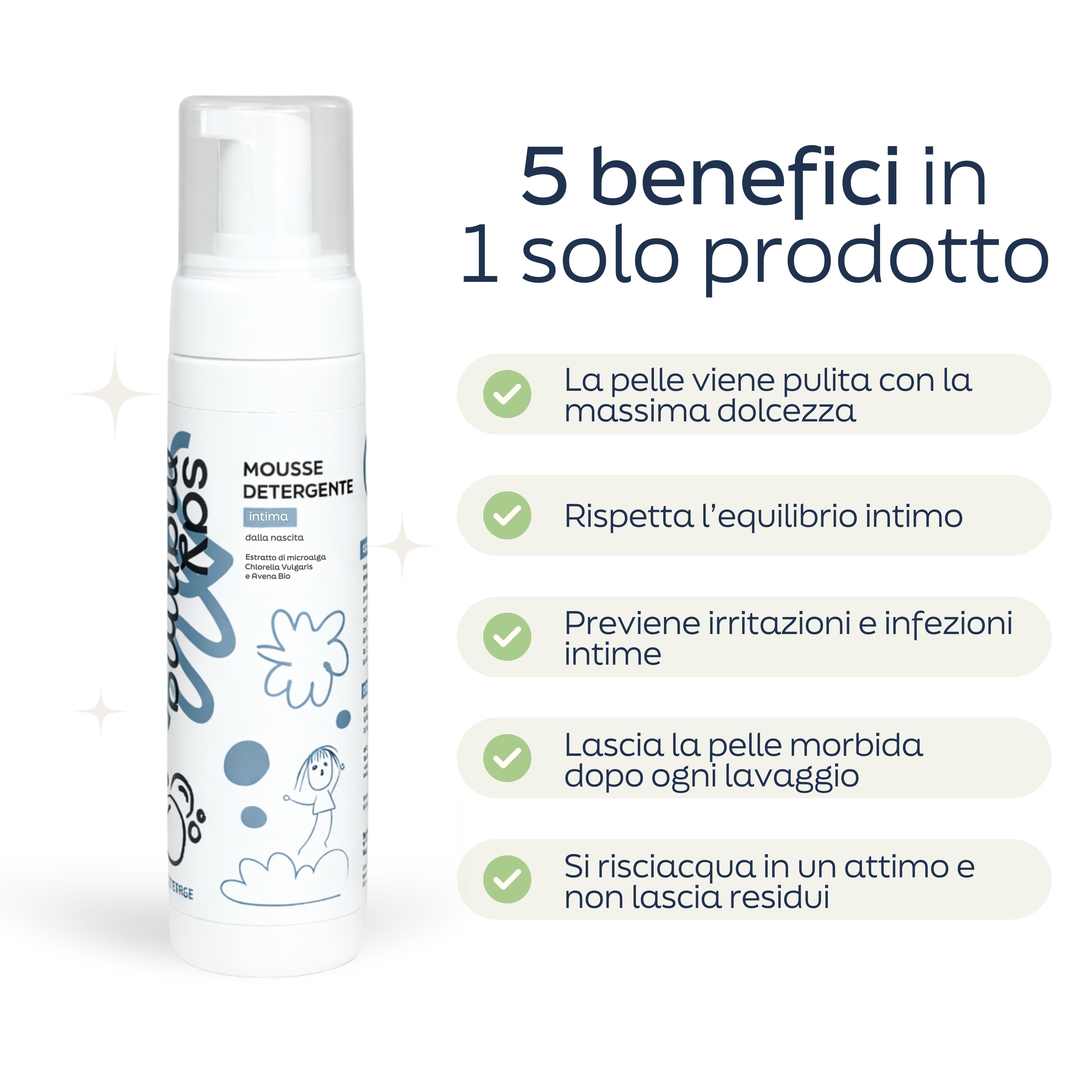Mousse Intima Detergente