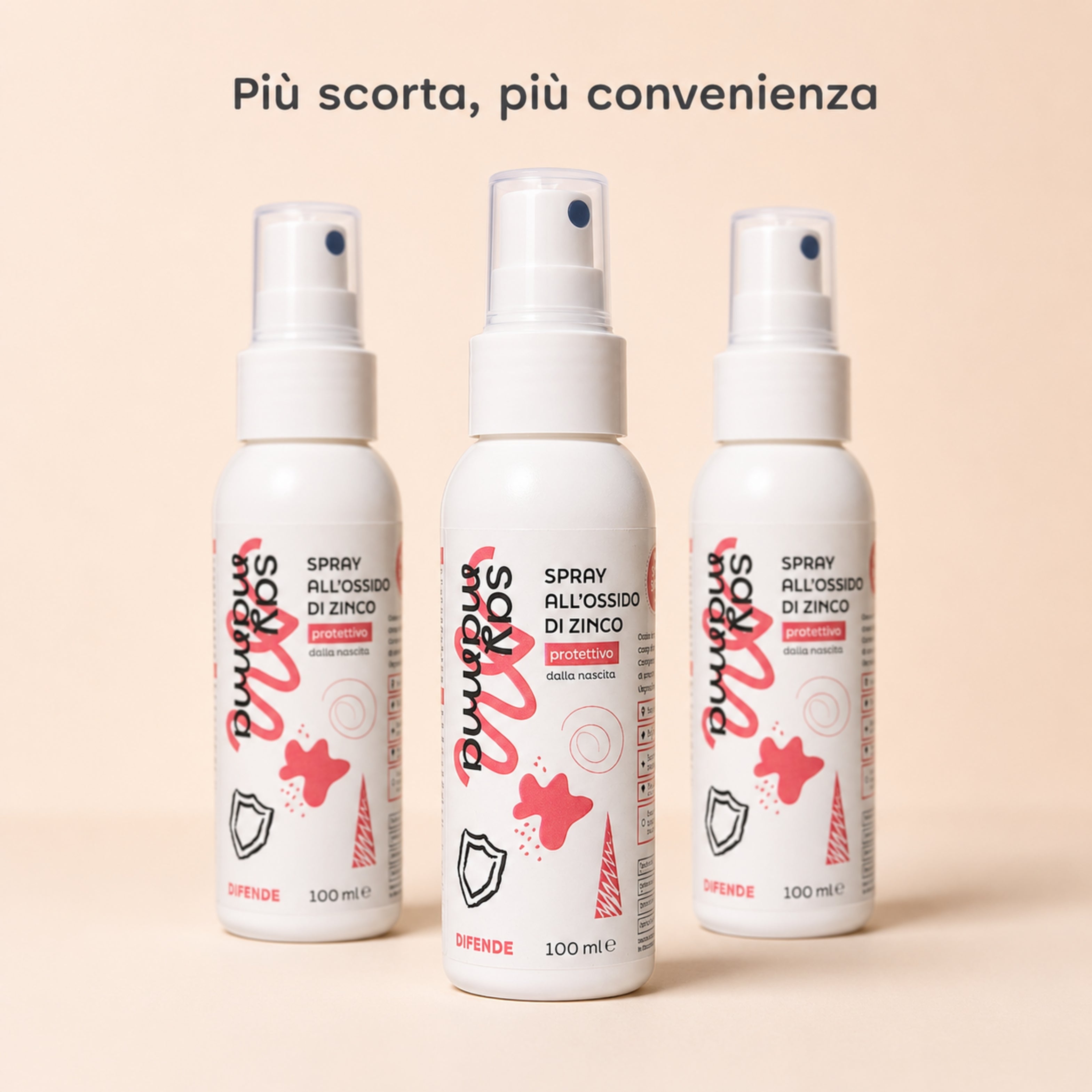 Spray Protettivo Ossido di Zinco 5%