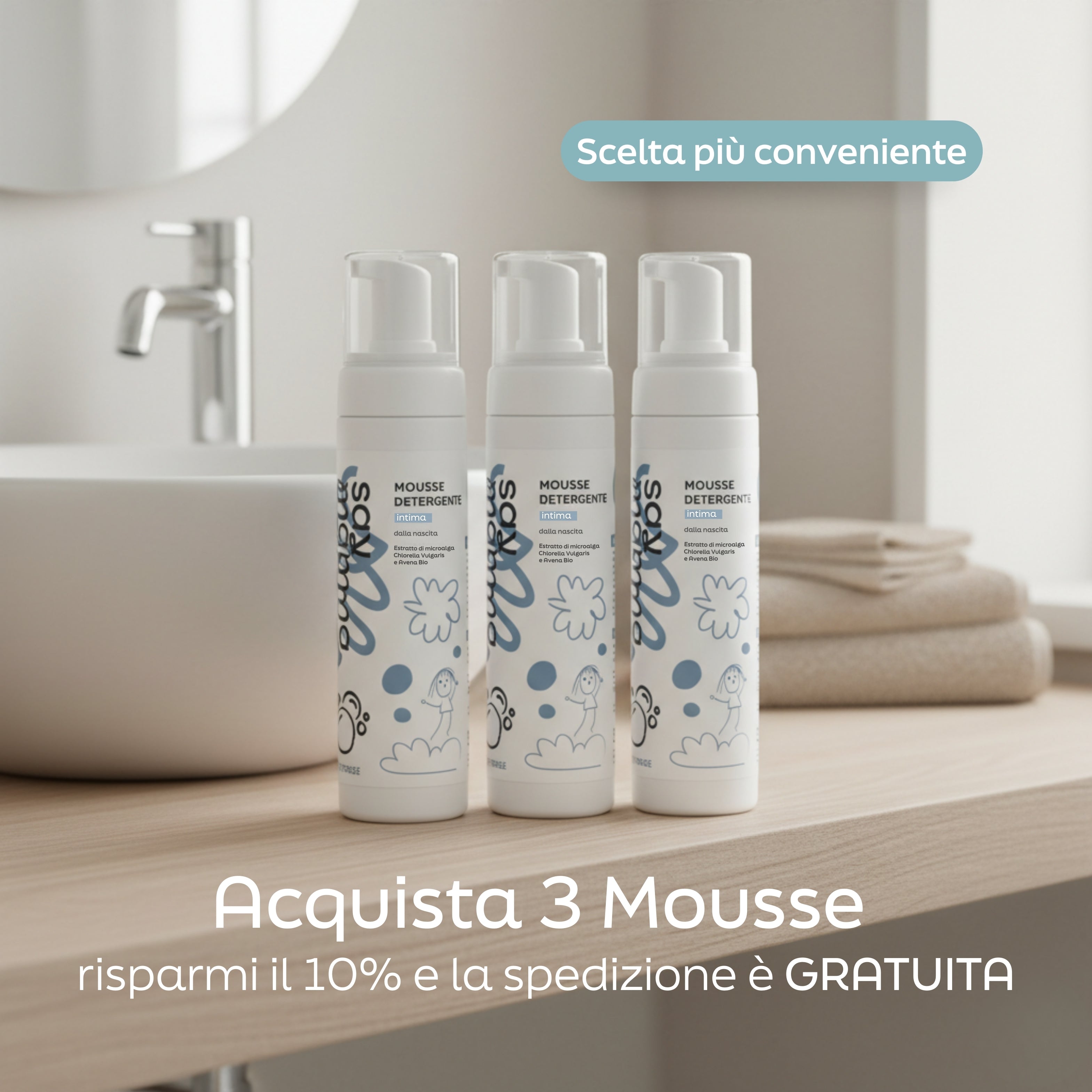 Mousse Intima Detergente