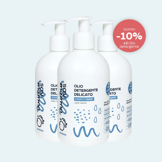 Say Clean x3 – Olio Detergente Delicato corpo e capelli